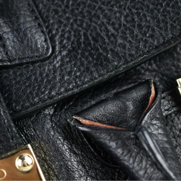 Jimmy Choo Rosalie 2Way Shoulder / Handbag Black Leather - Picture 6 of 7